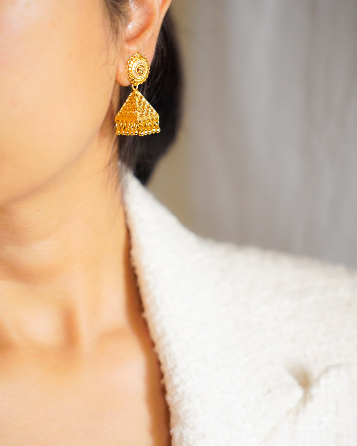 ORO-Enchanting Jhumka Earrings