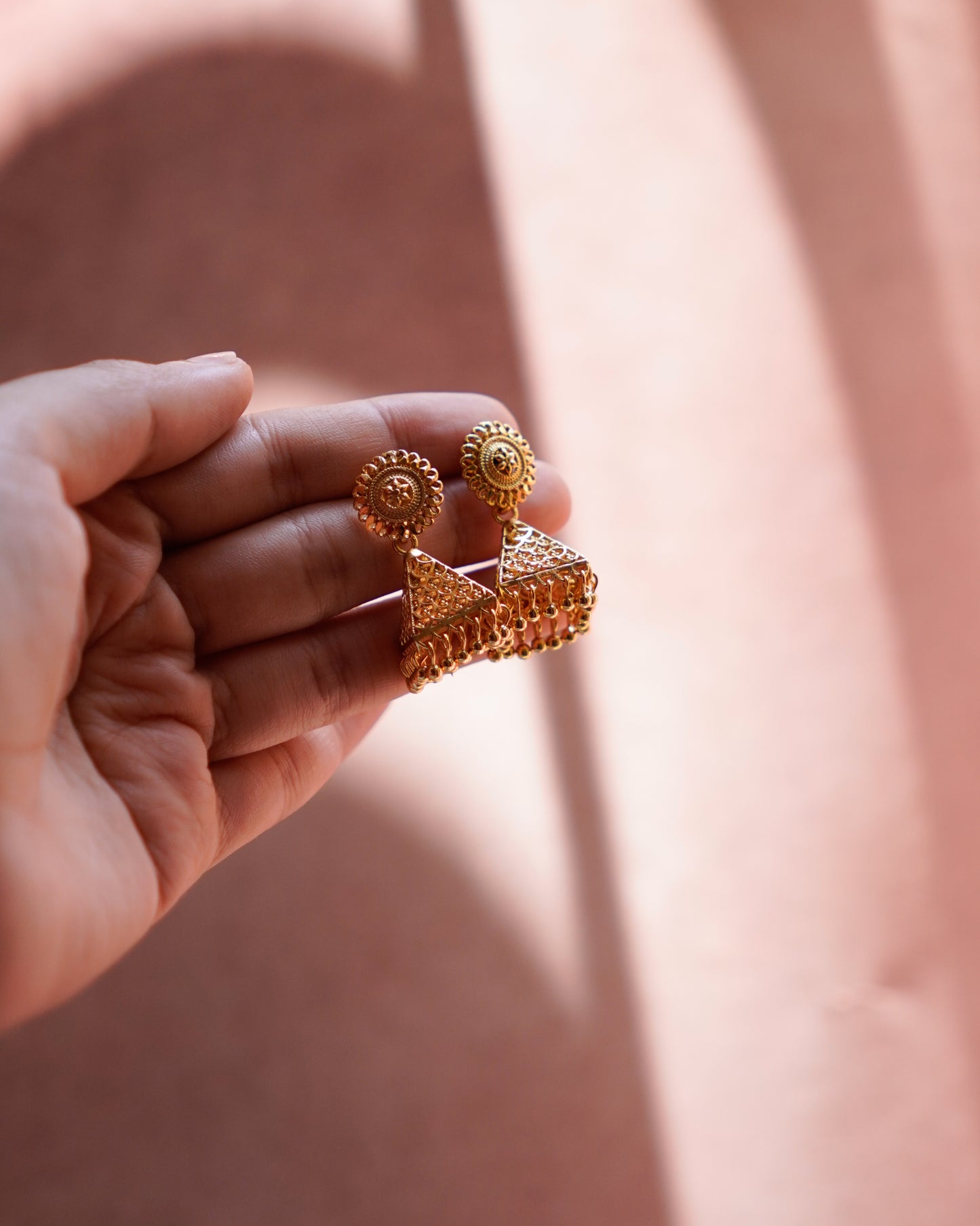 ORO-Enchanting Jhumka Earrings