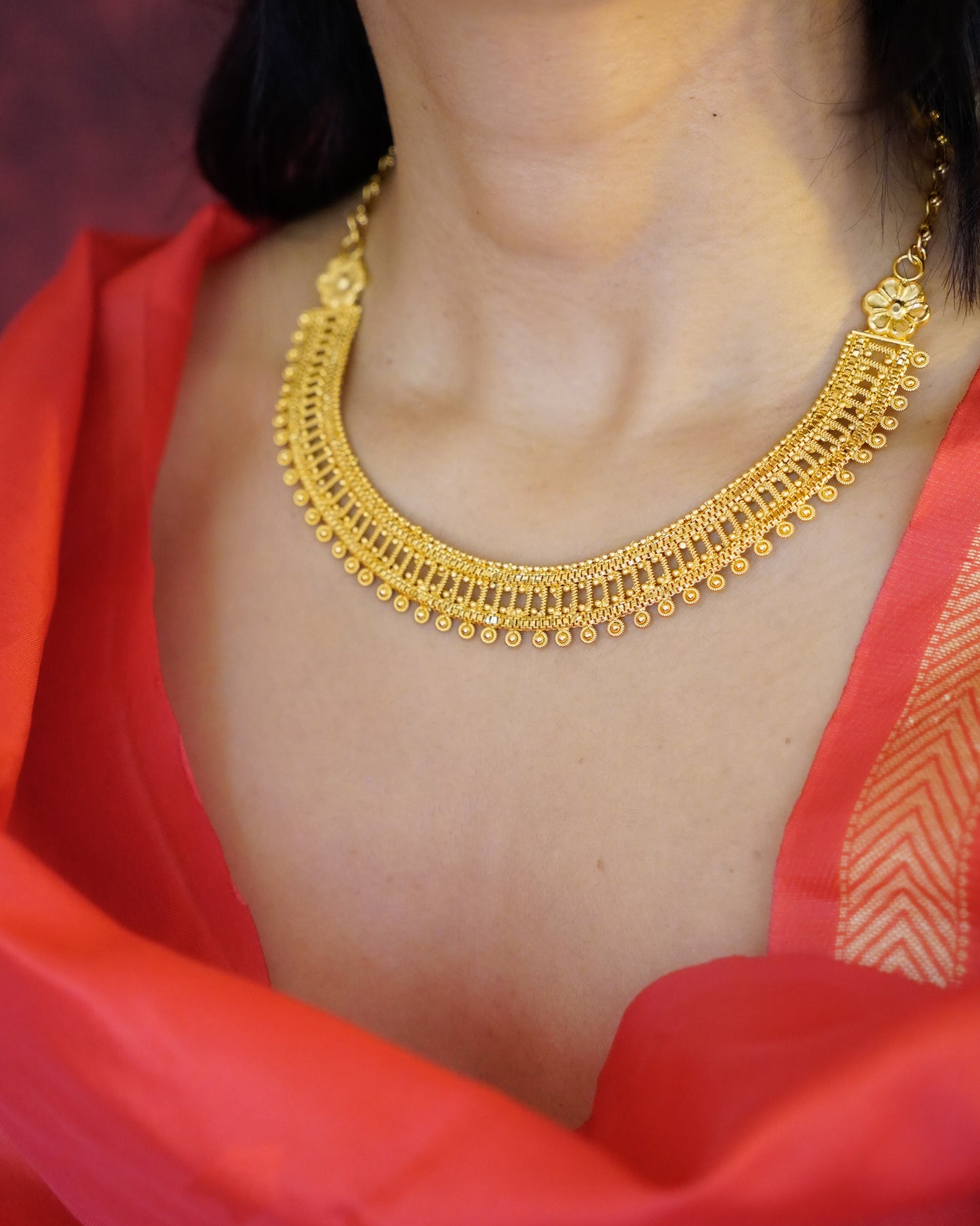 ORO-Majestic Gold Necklace Set