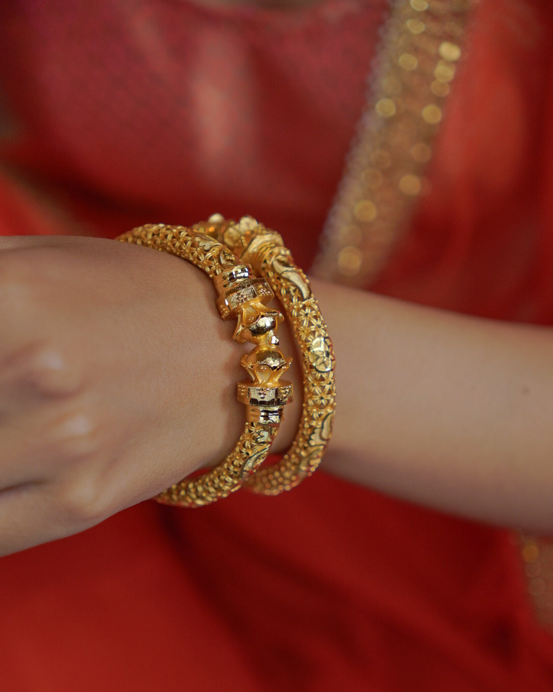 ORO-Traditional Gold Plated Bangles