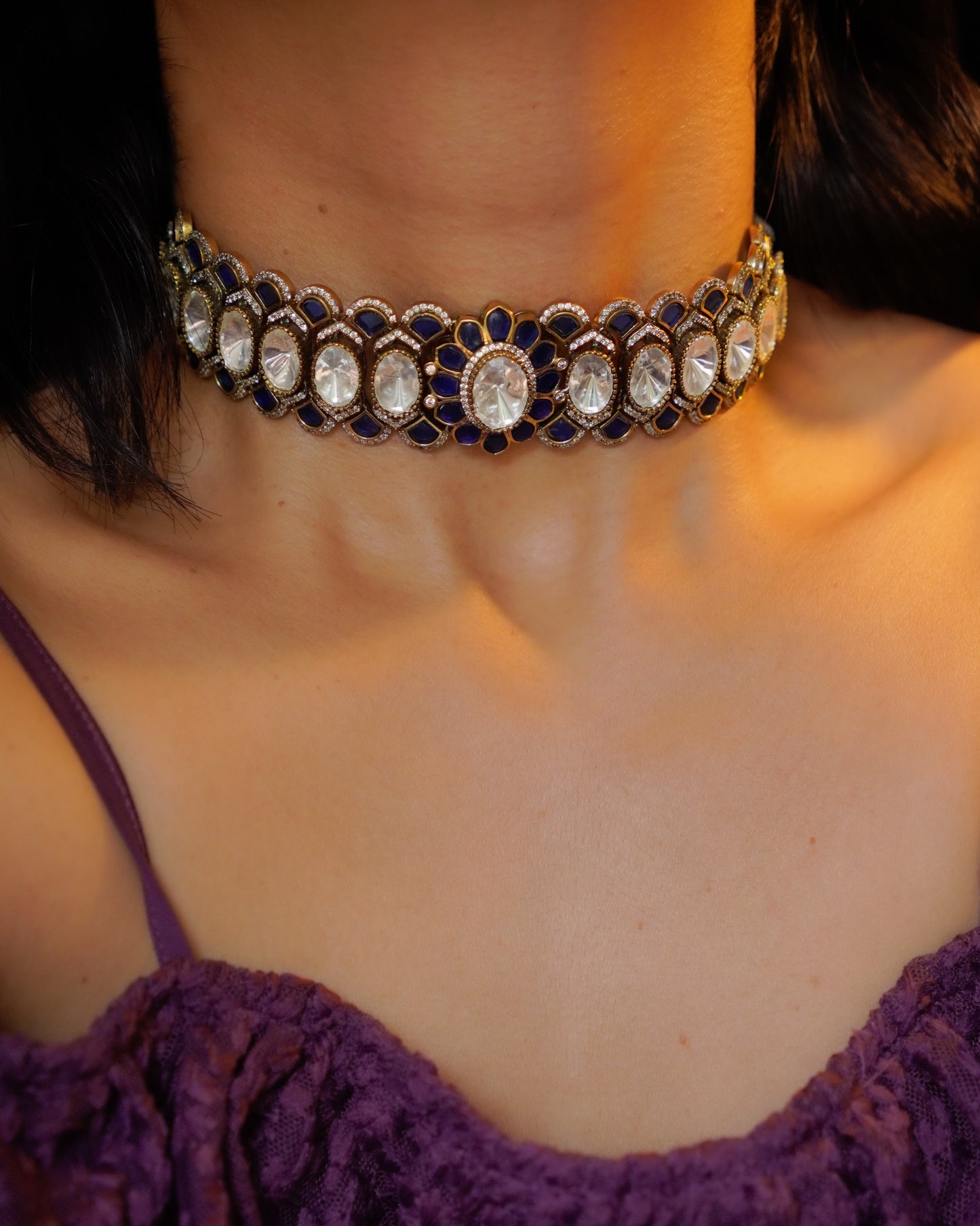 ZIKHIN- Maharani Splendor Elegant Choker Set
