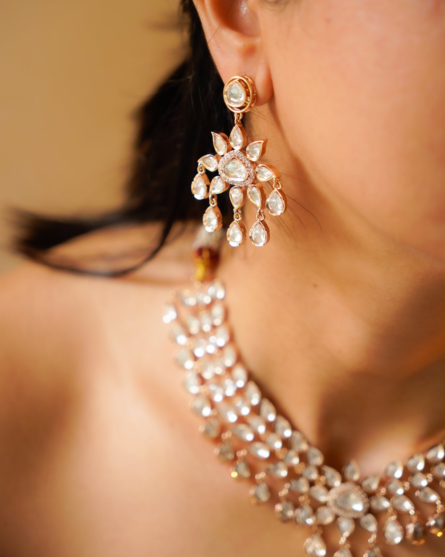 ROOP- Crystal Lunar Necklace Set