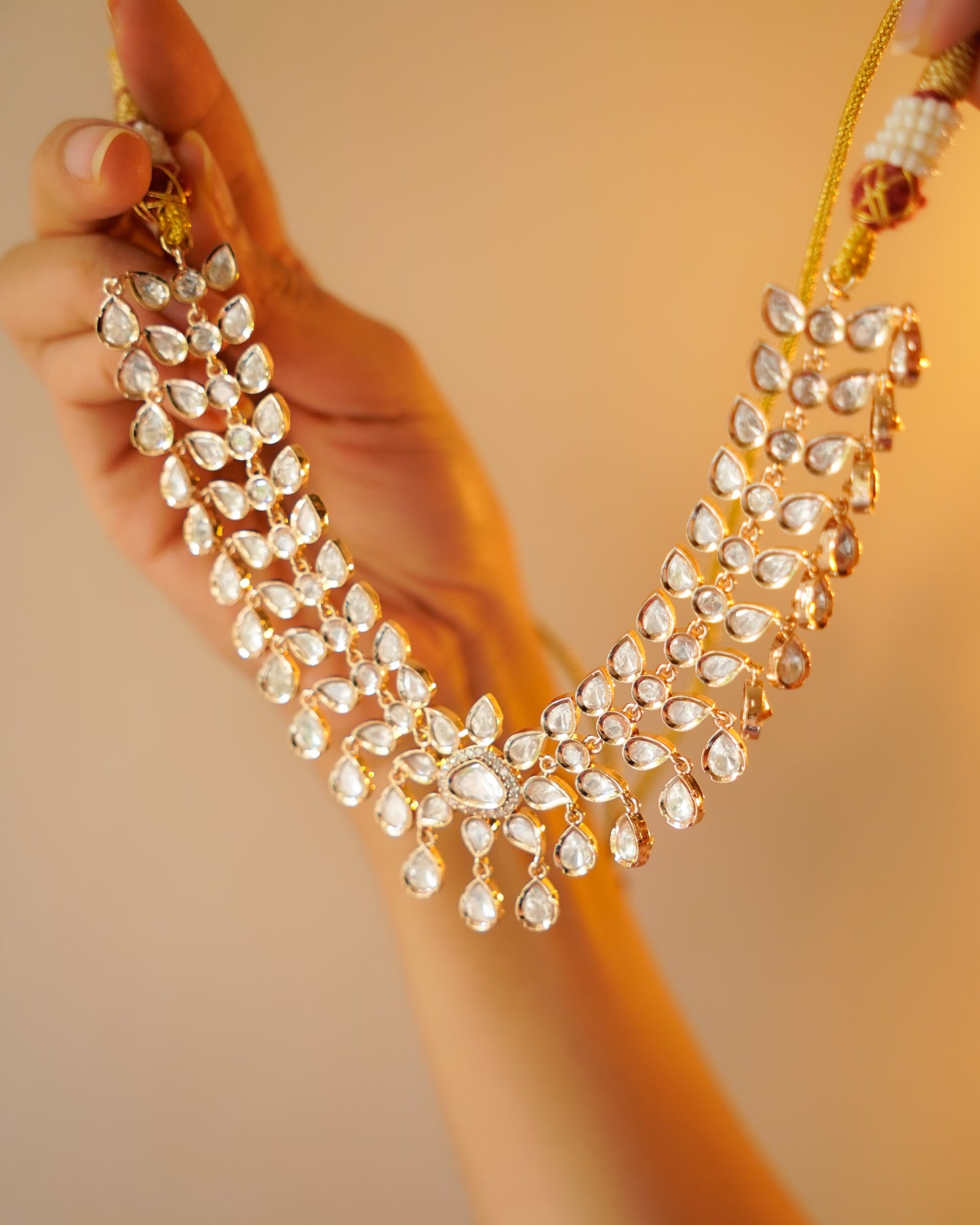ROOP- Crystal Lunar Necklace Set