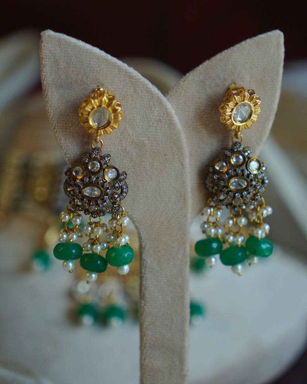 ROOP- Bride and Wedding Palki Stonework Kundan Choker Set