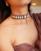 ZIKHIN- Maharani Splendor Elegant Choker Set