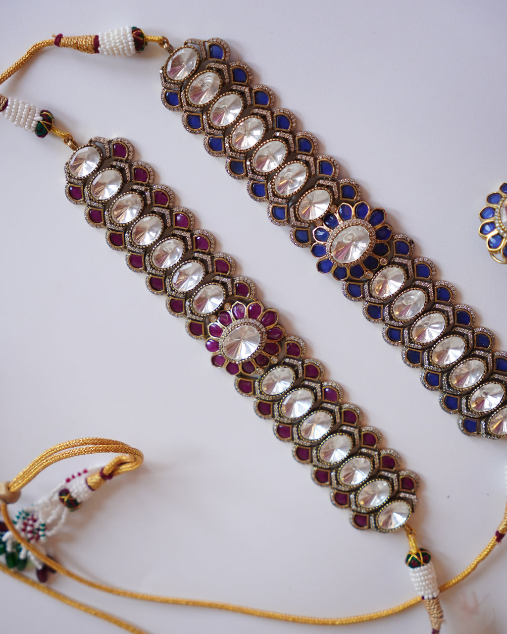 ZIKHIN- Maharani Splendor Elegant Choker Set