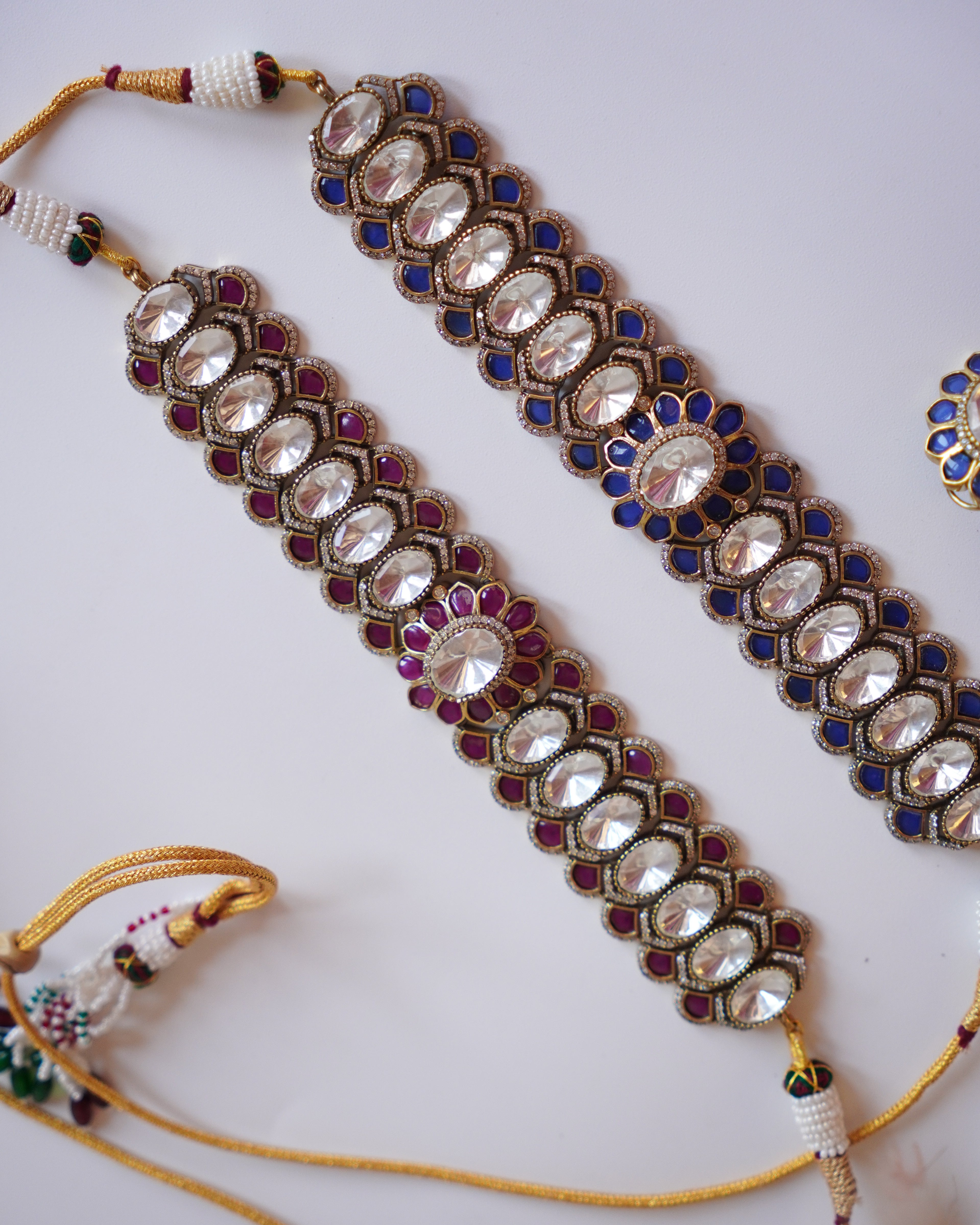 ZIKHIN- Maharani Splendor Elegant Choker Set