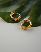 FLORA- Geometric Mini Hoop Earrings