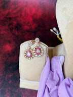 ROOP- Flower Pendant Polki Necklace
