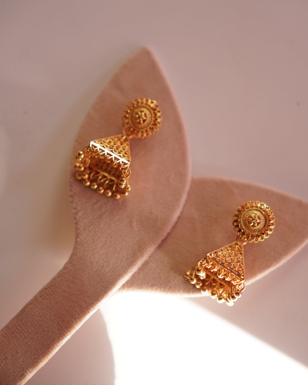 ORO-Enchanting Jhumka Earrings
