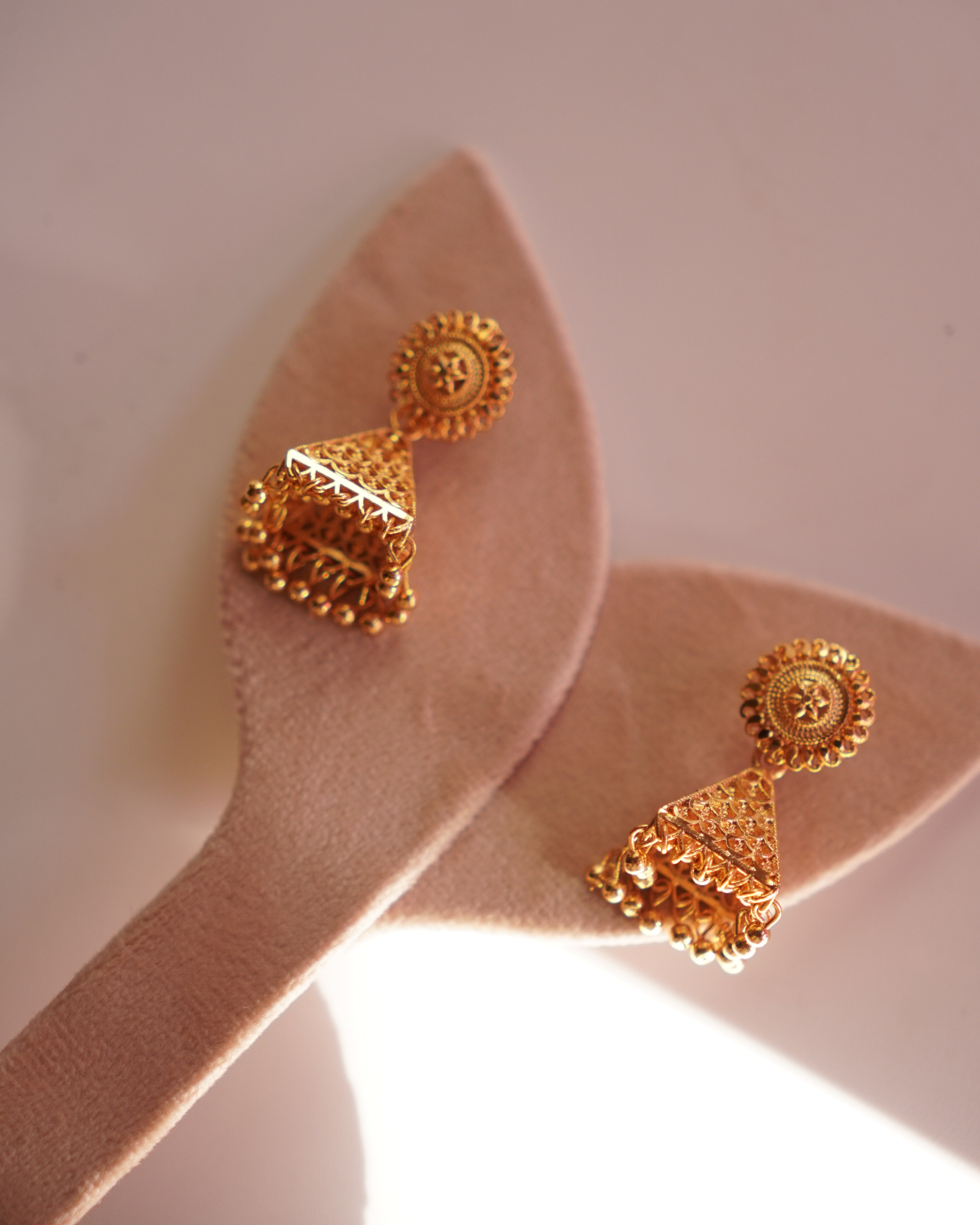 ORO-Enchanting Jhumka Earrings