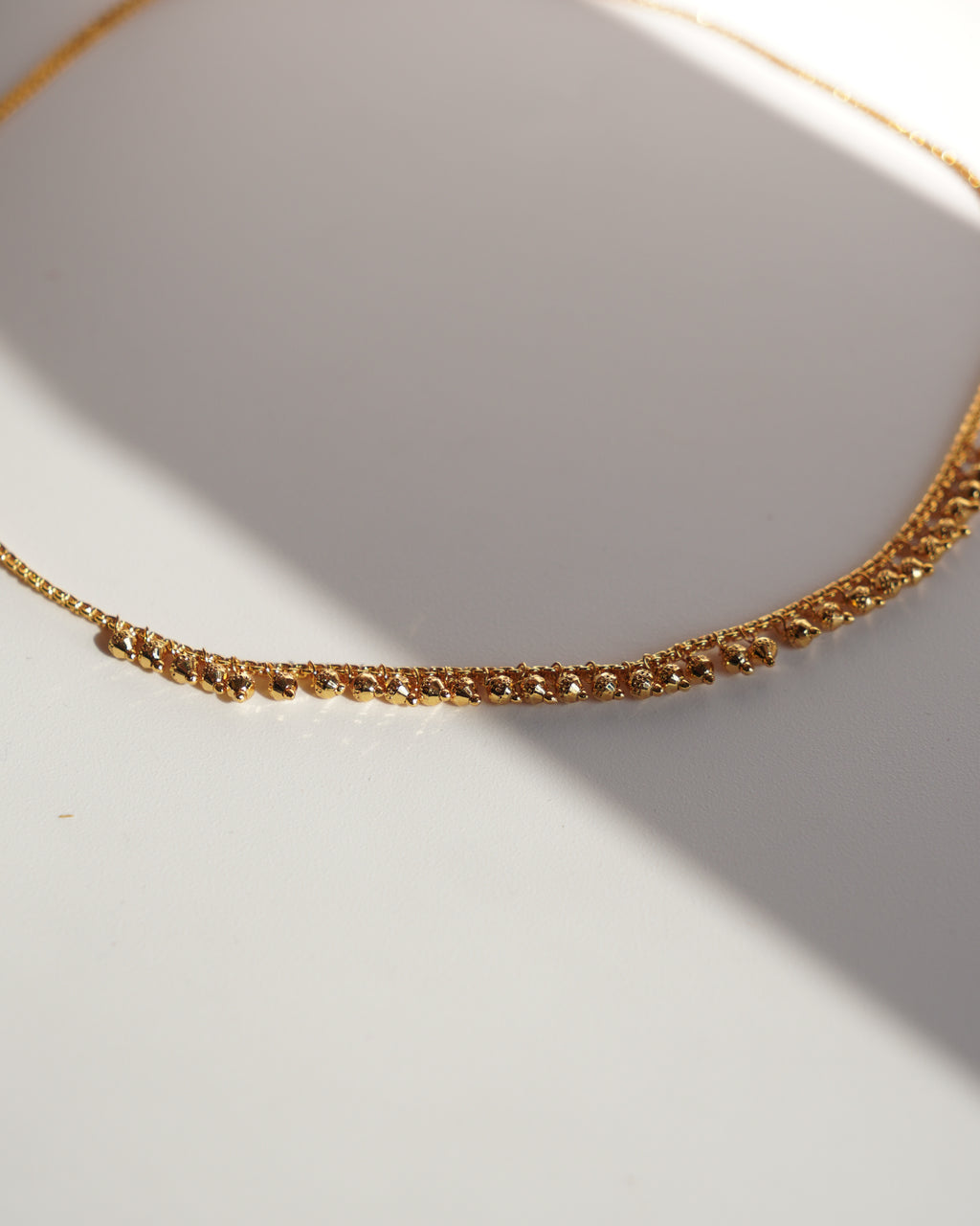 Flora- Gold Plated Dainty Necklace