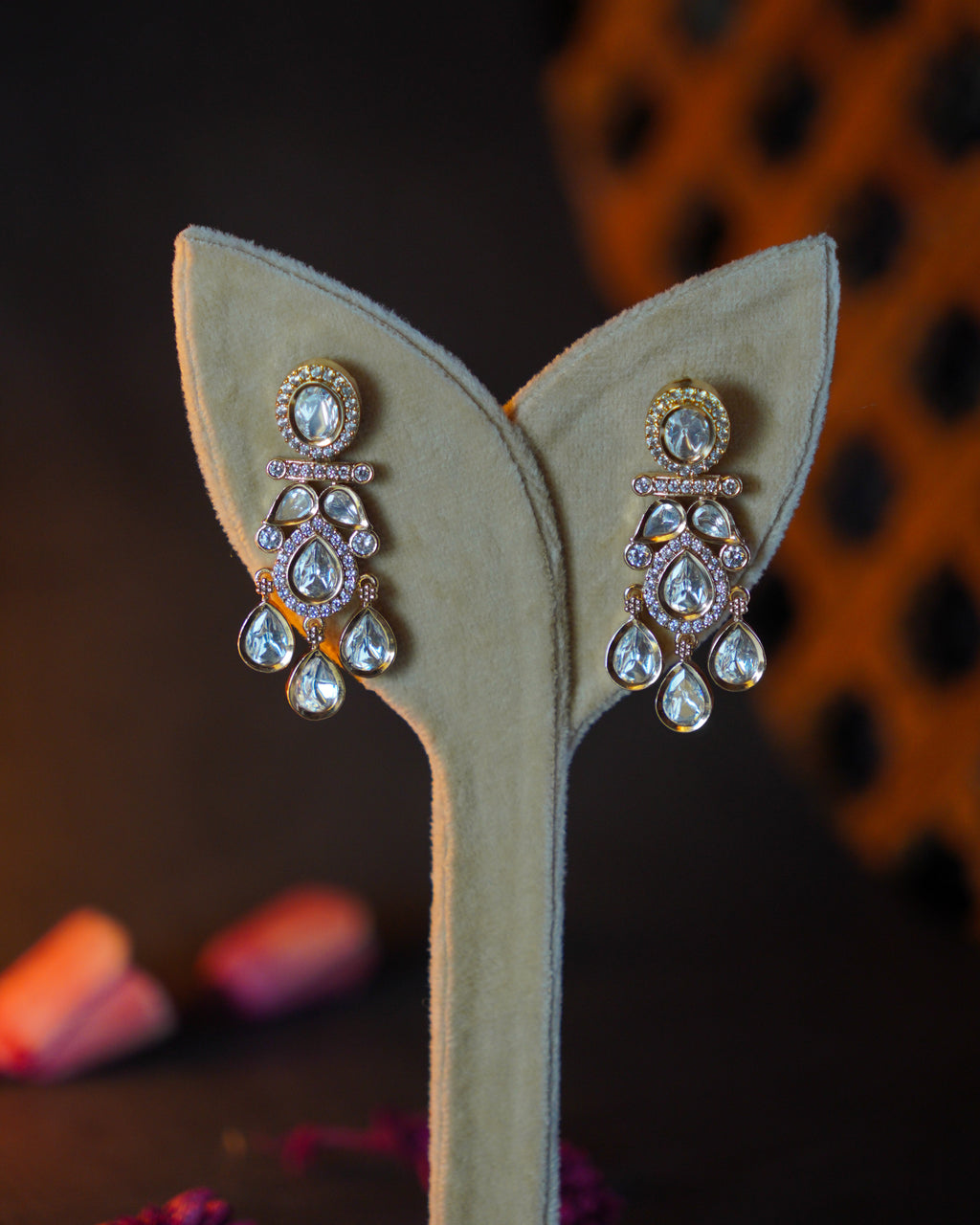 ROOP-Ethereal Luxe Statement Earrings