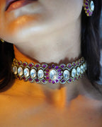 ZIKHIN- Maharani Splendor Elegant Choker Set