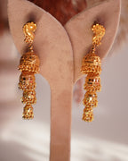 ORO-Gilded Perfection Stunning Gold Jhumka