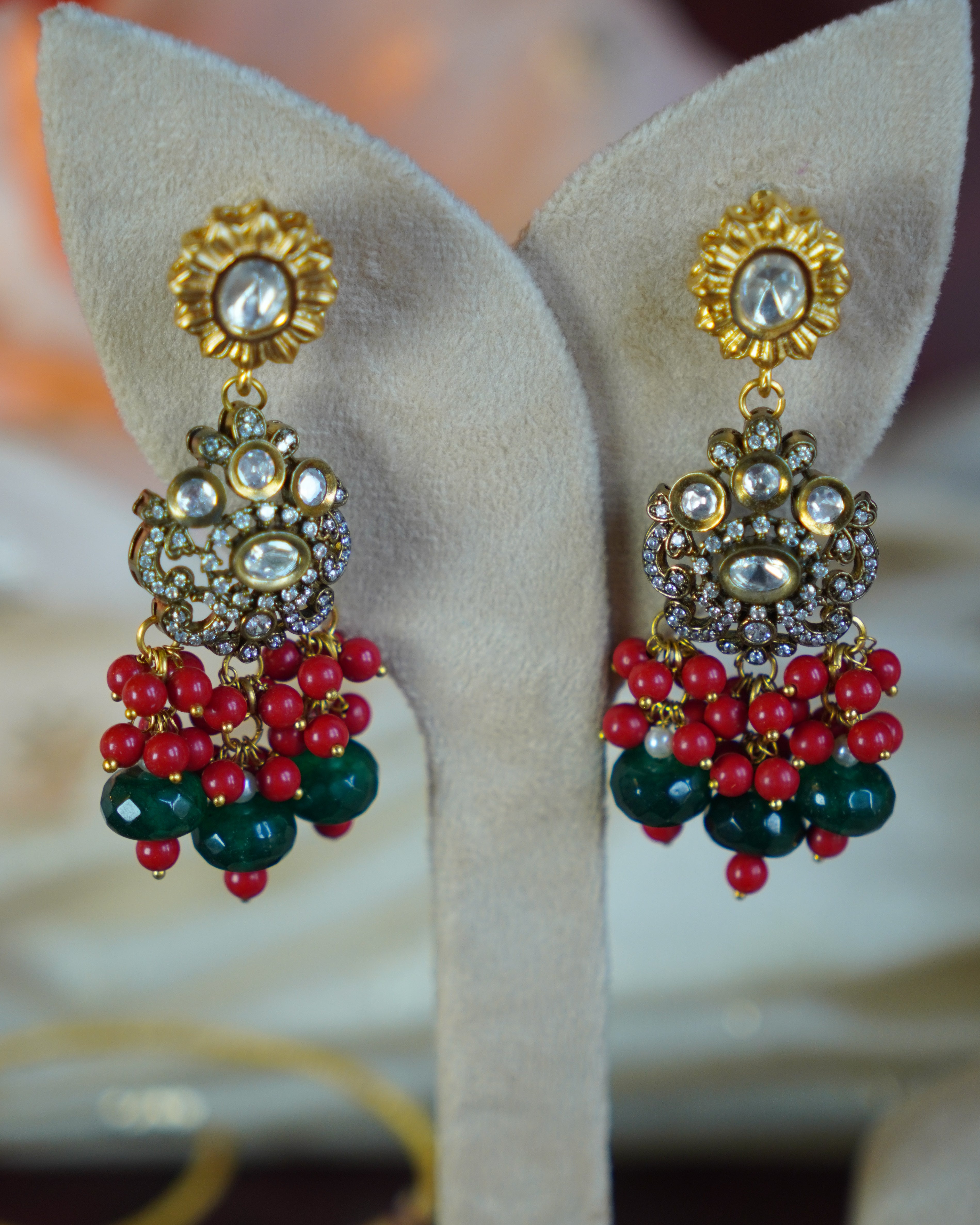 ROOP- Bride and Wedding Palki Stonework Kundan Choker Set