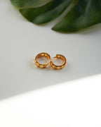 FLORA- Geometric Mini Hoop Earrings
