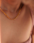 Flora- Gold Plated Dainty Necklace