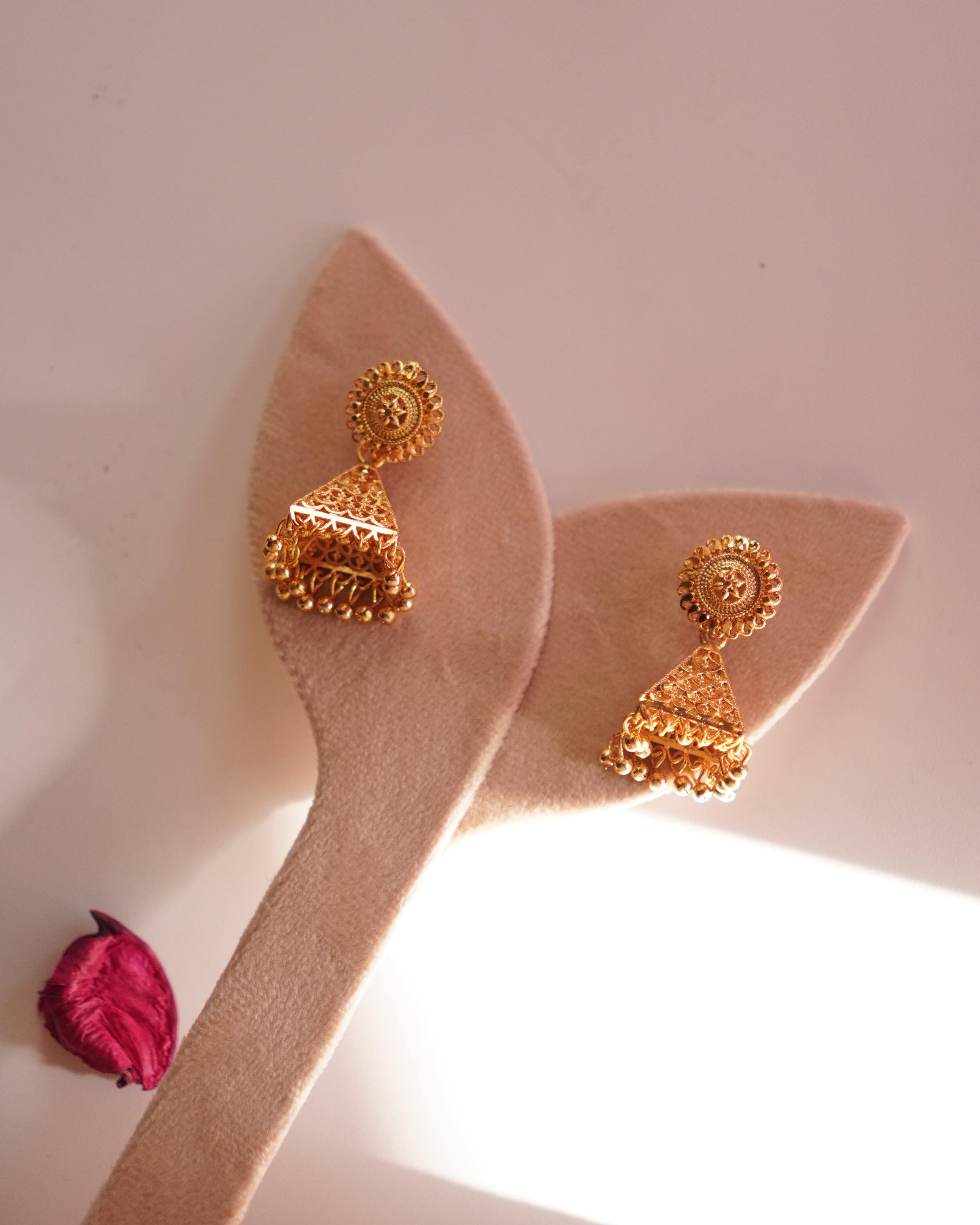 ORO-Enchanting Jhumka Earrings