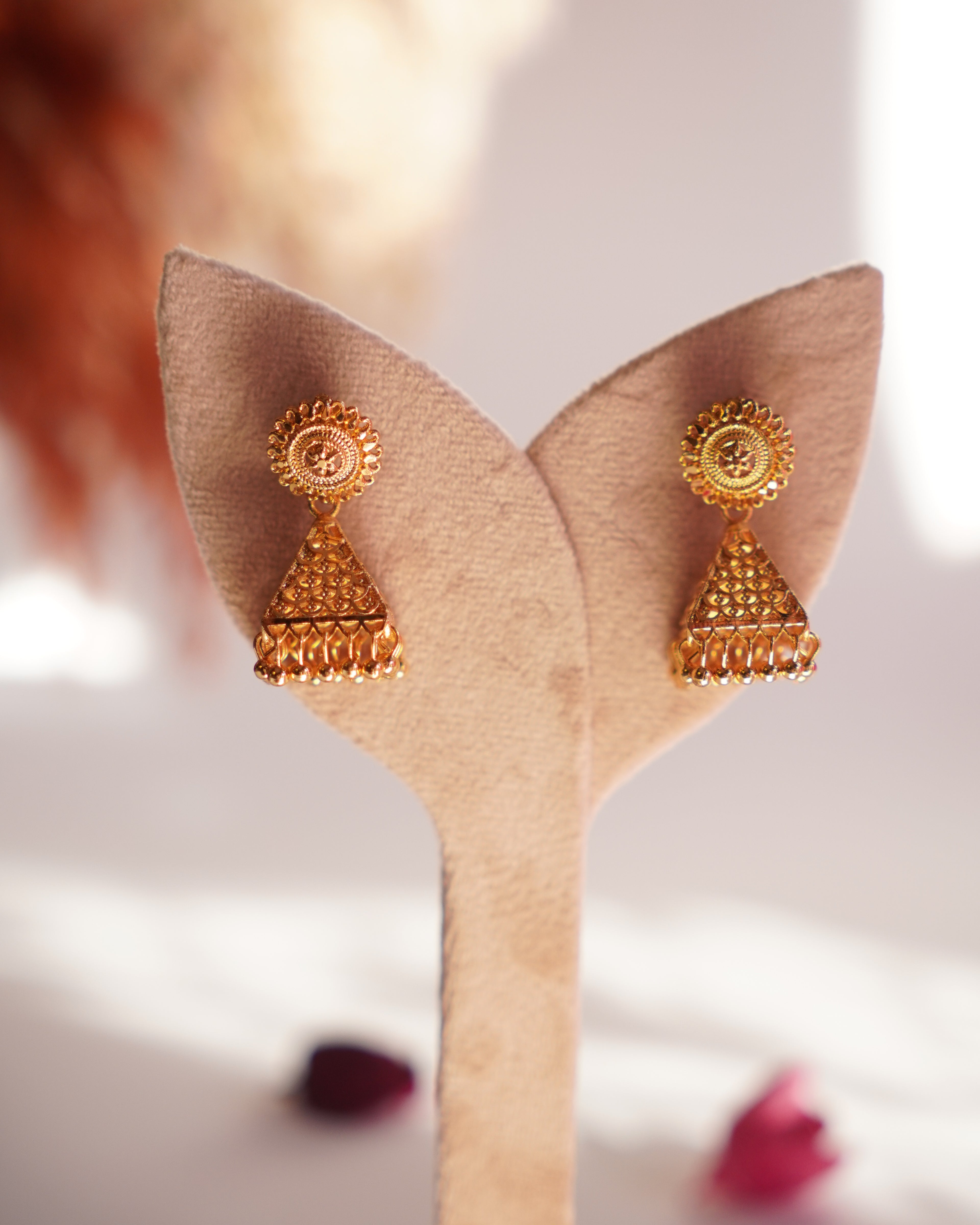 ORO-Enchanting Jhumka Earrings