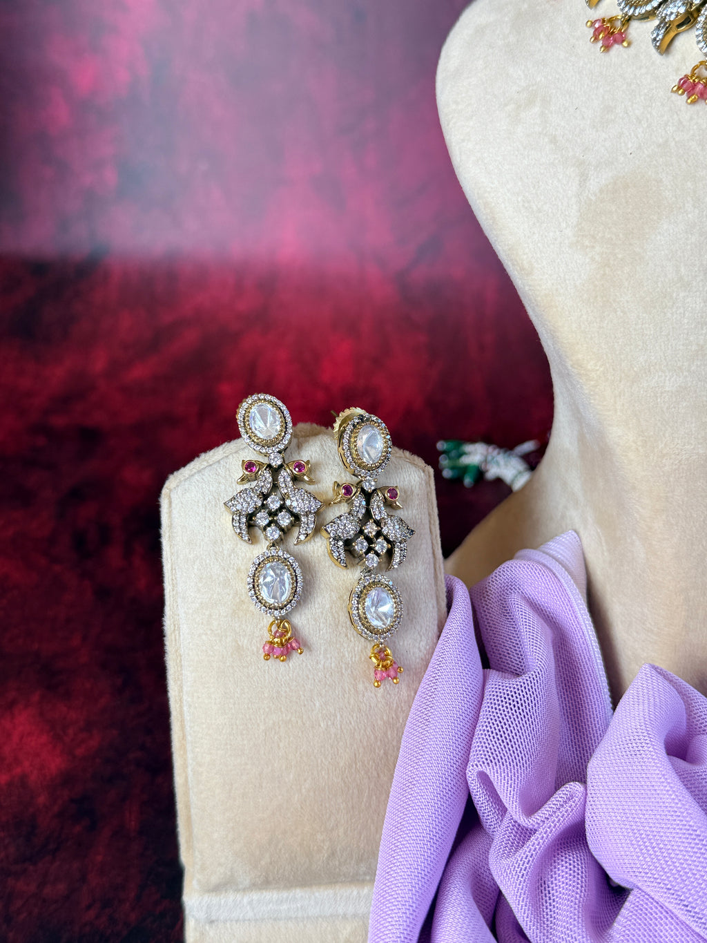 ZIKHIN- Peacock Motif Necklace
