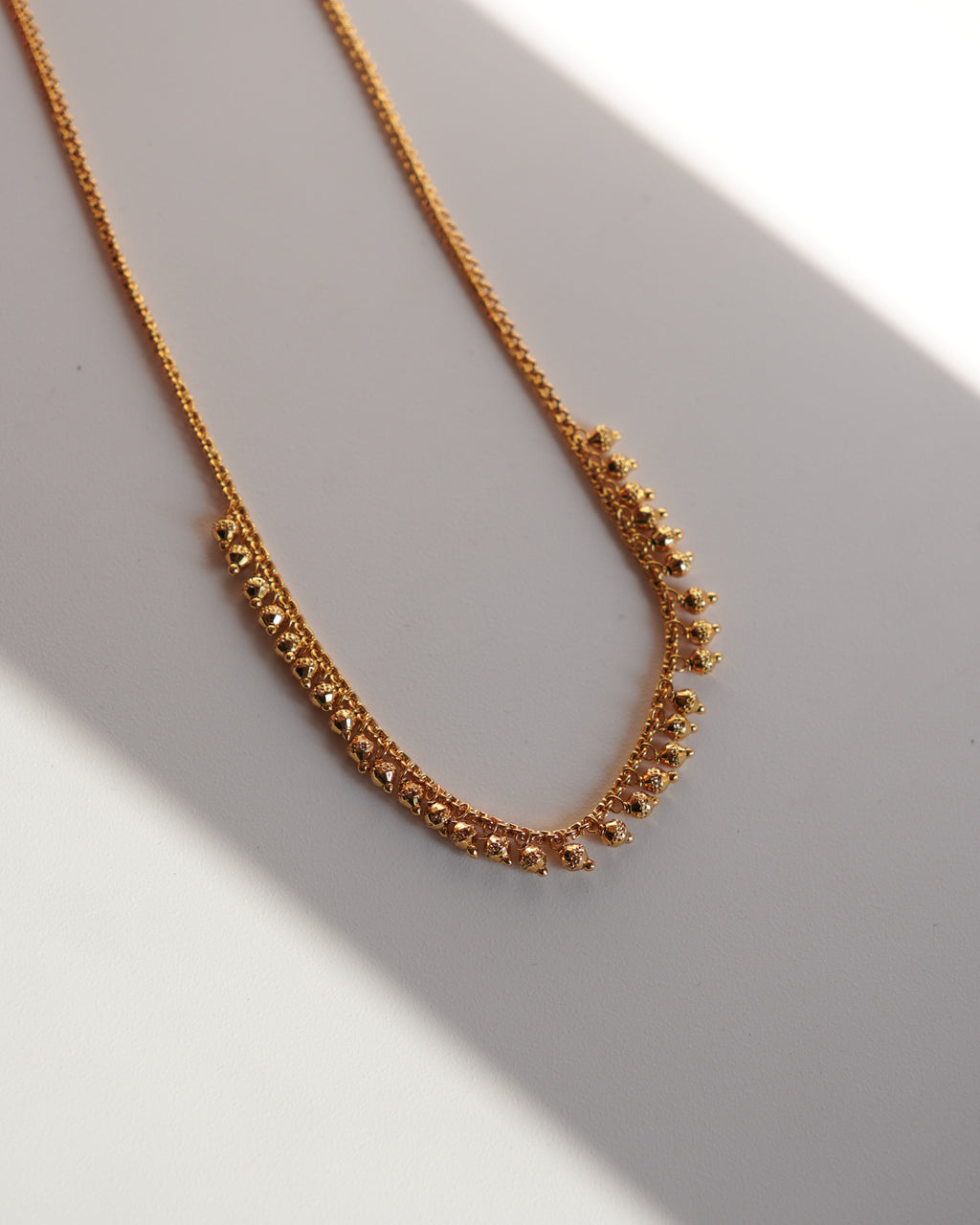 Flora- Gold Plated Dainty Necklace