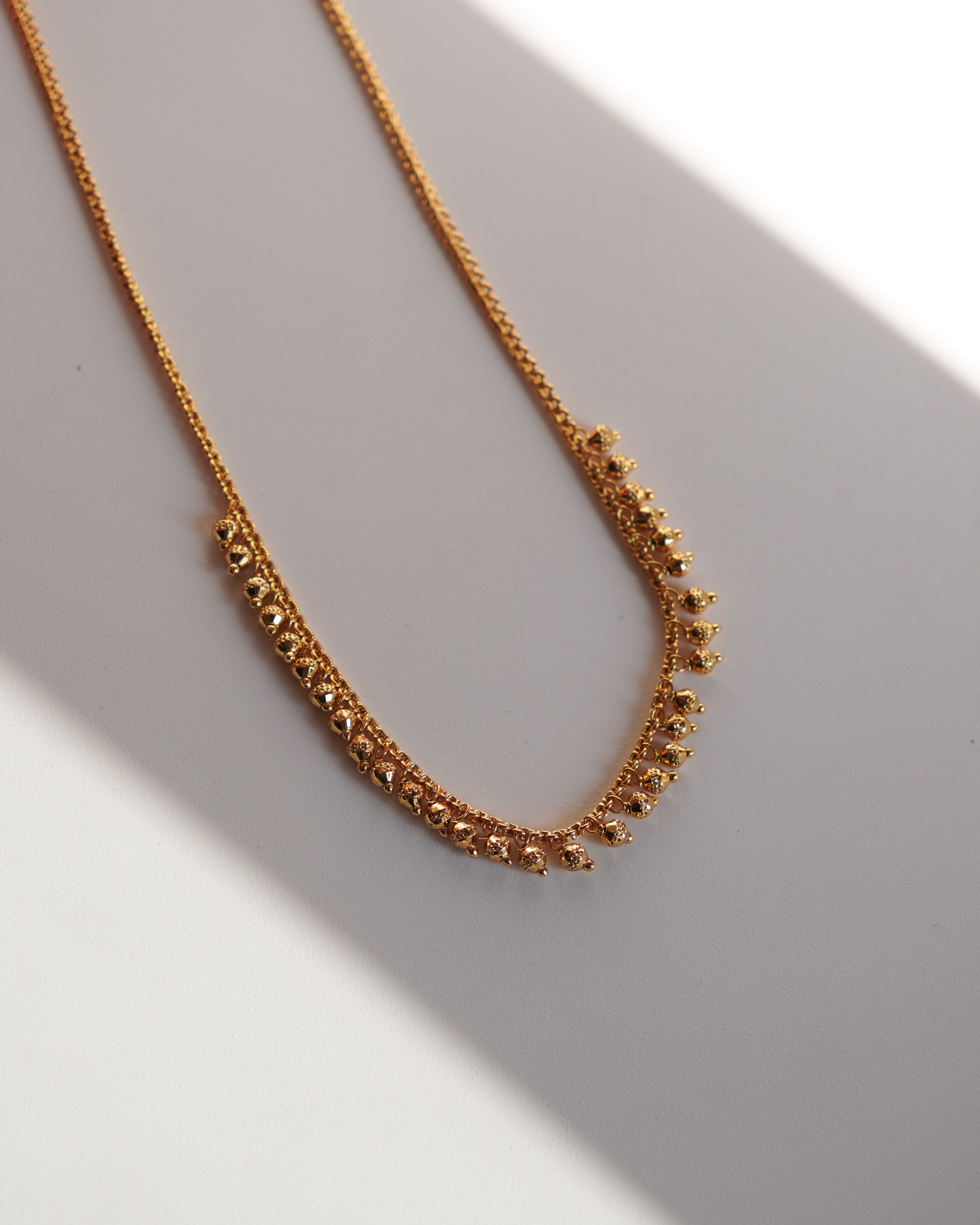 Flora- Gold Plated Dainty Necklace