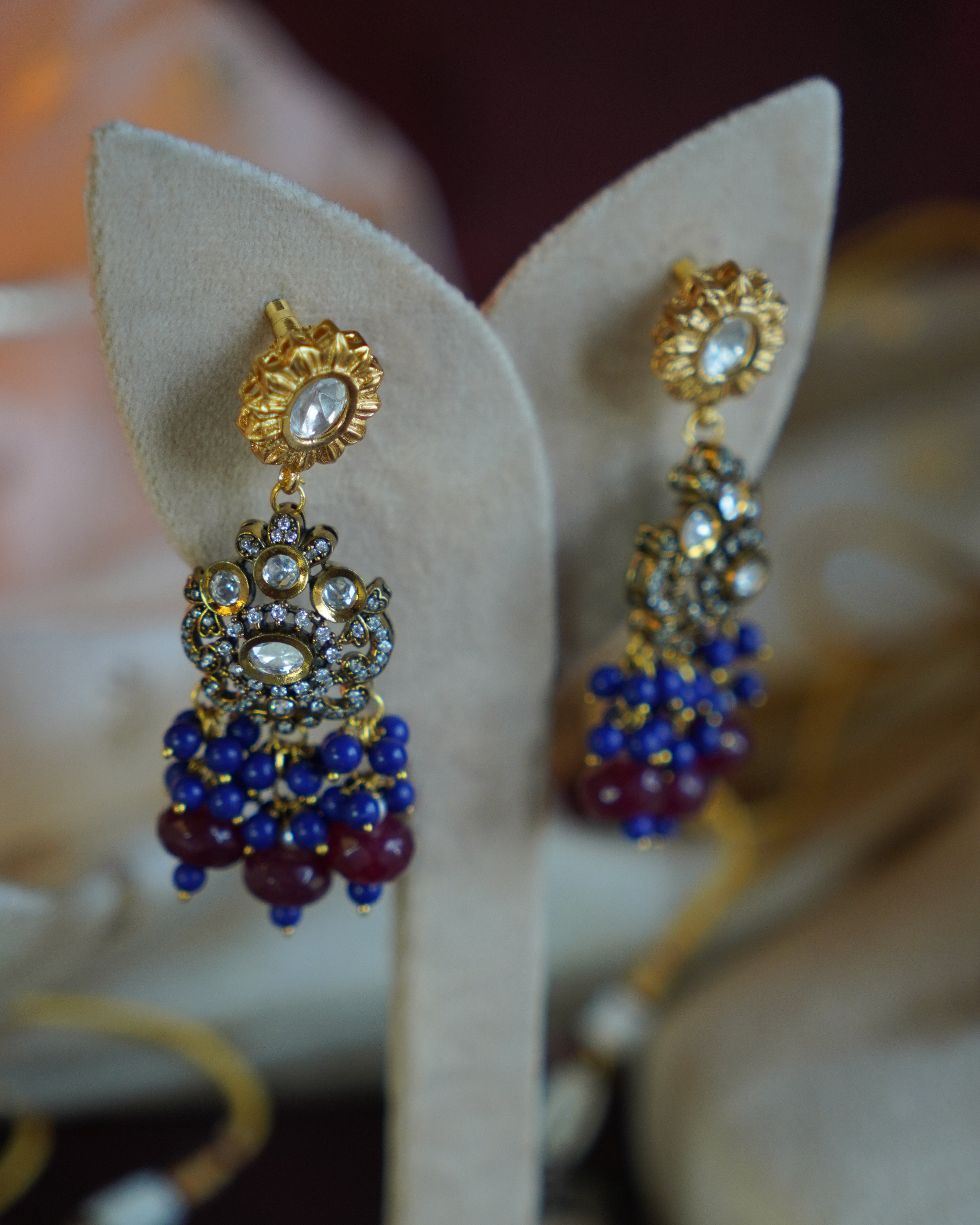 ROOP- Bride and Wedding Palki Stonework Kundan Choker Set