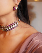 ZIKHIN- Maharani Splendor Elegant Choker Set