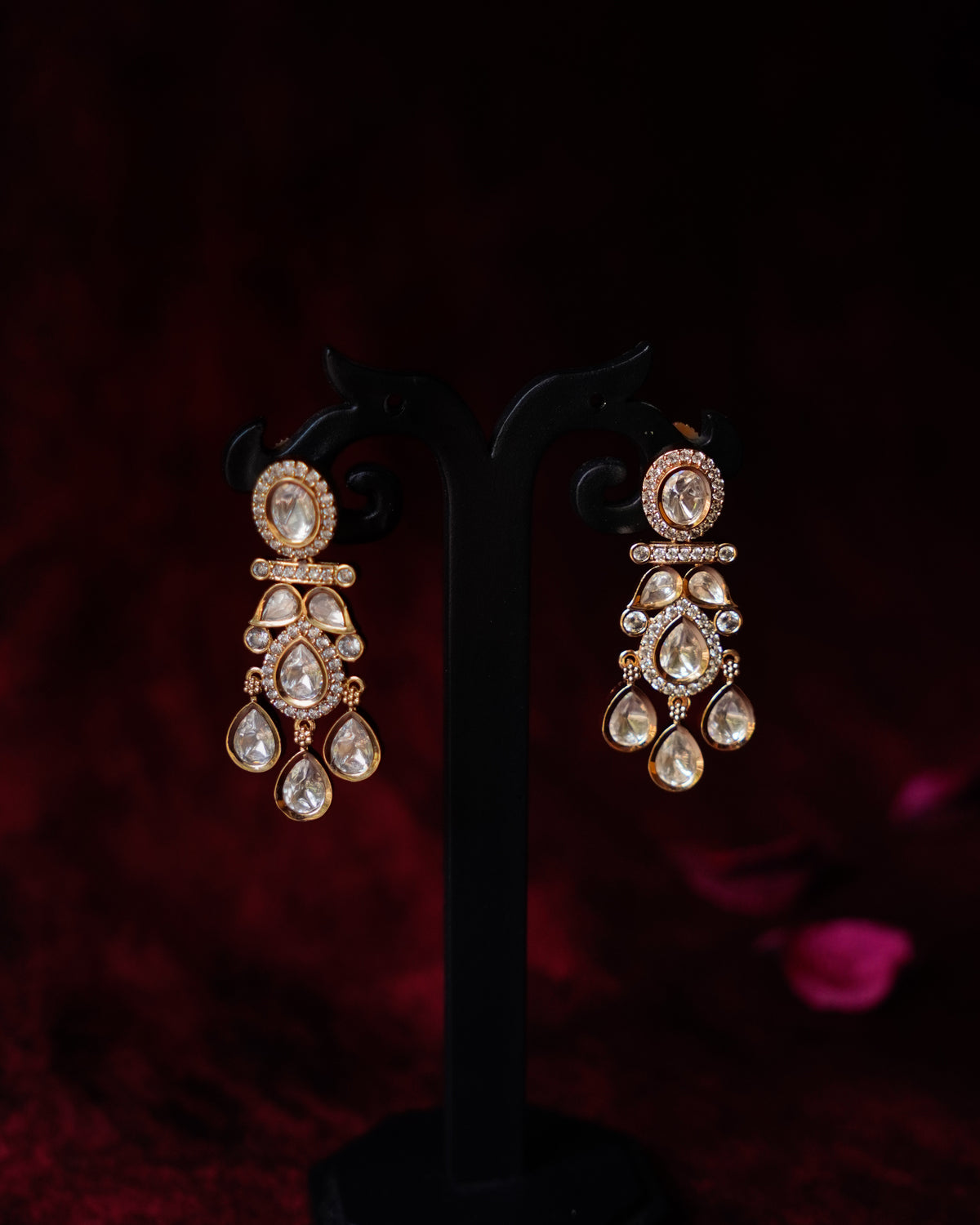 ROOP-Ethereal Luxe Statement Earrings