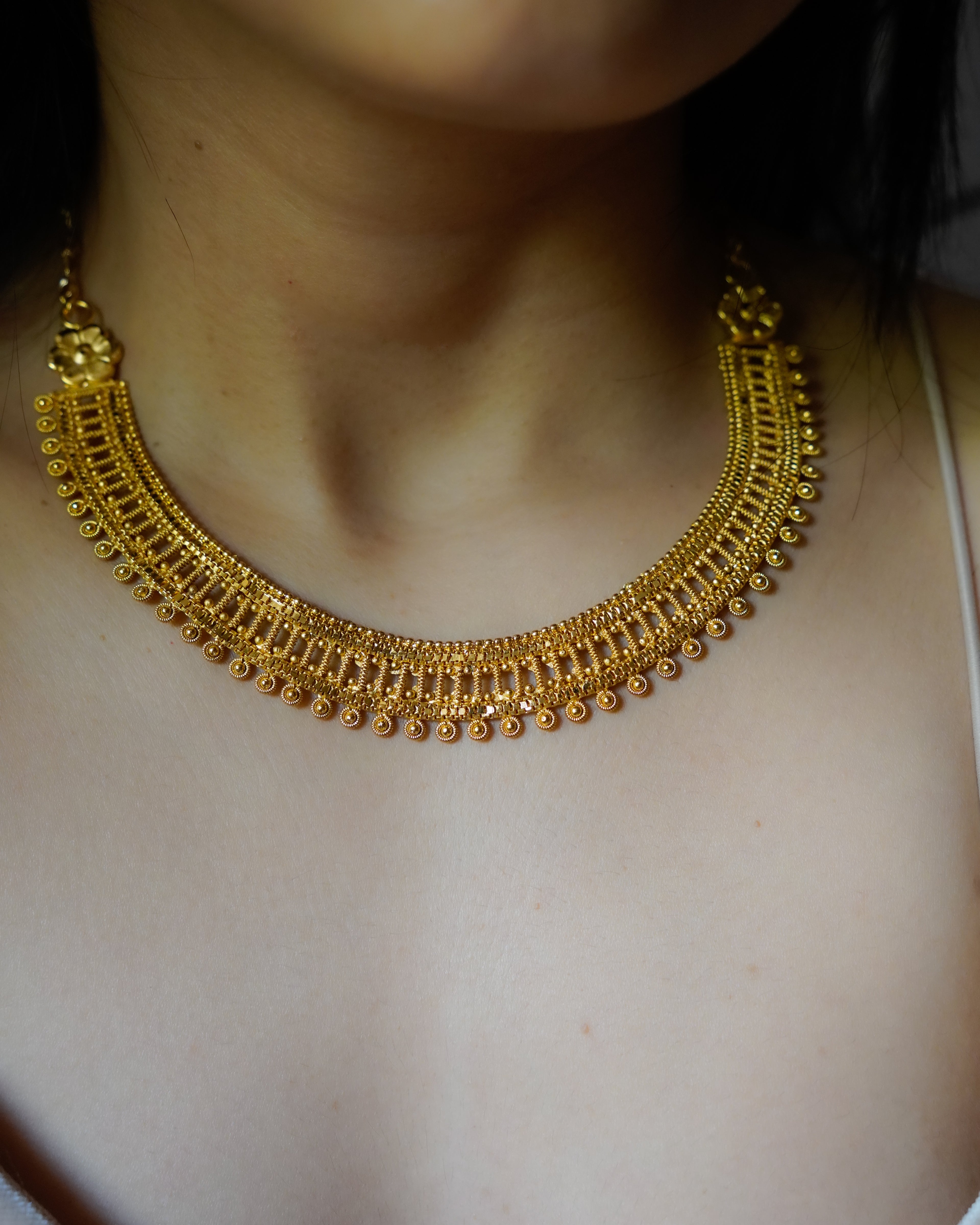 ORO-Majestic Gold Necklace Set