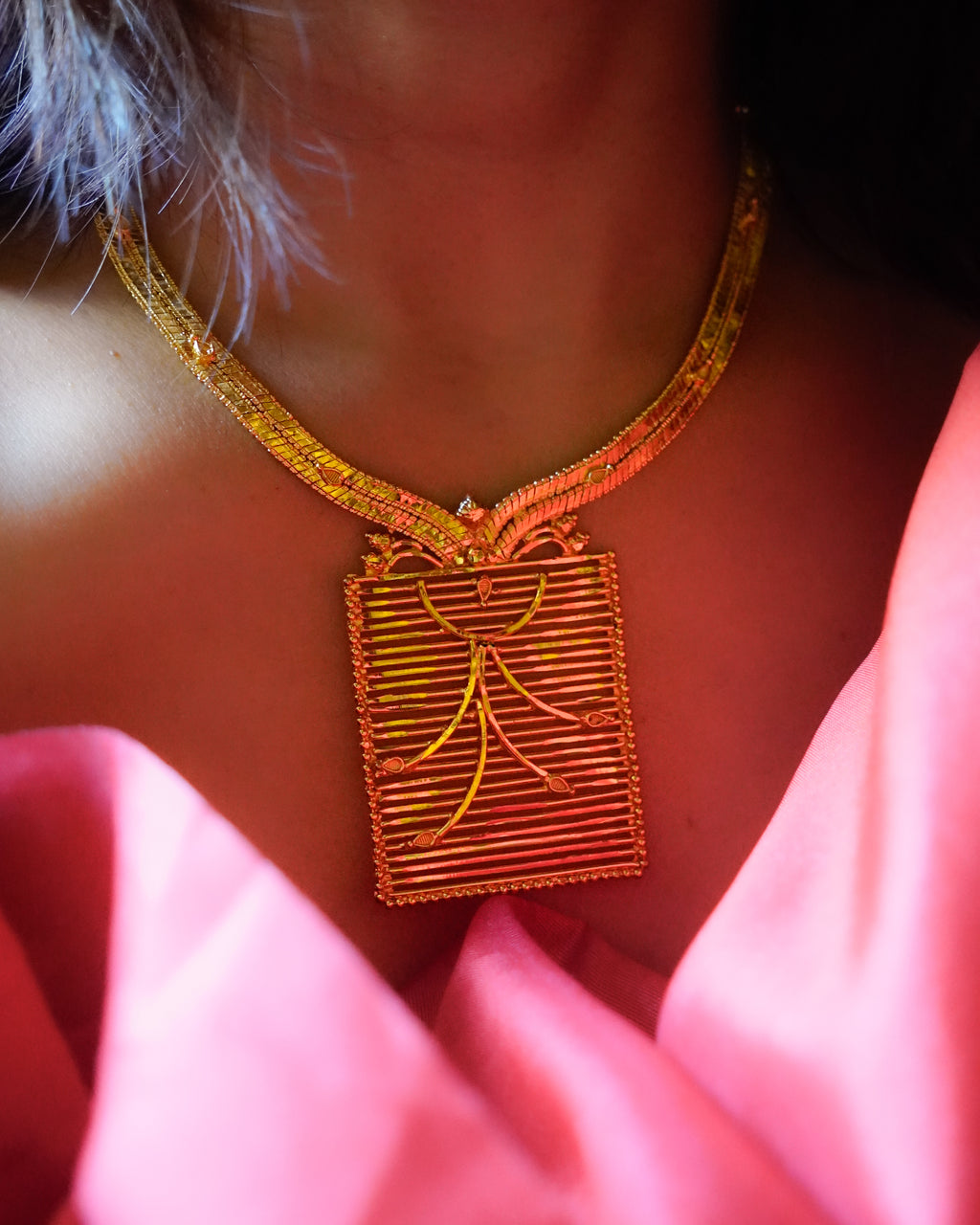 ORO-Grand Gold Necklace Set