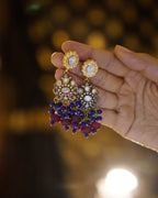 ZIKHIN- Beautiful Palki Stonework Kundan Choker Set