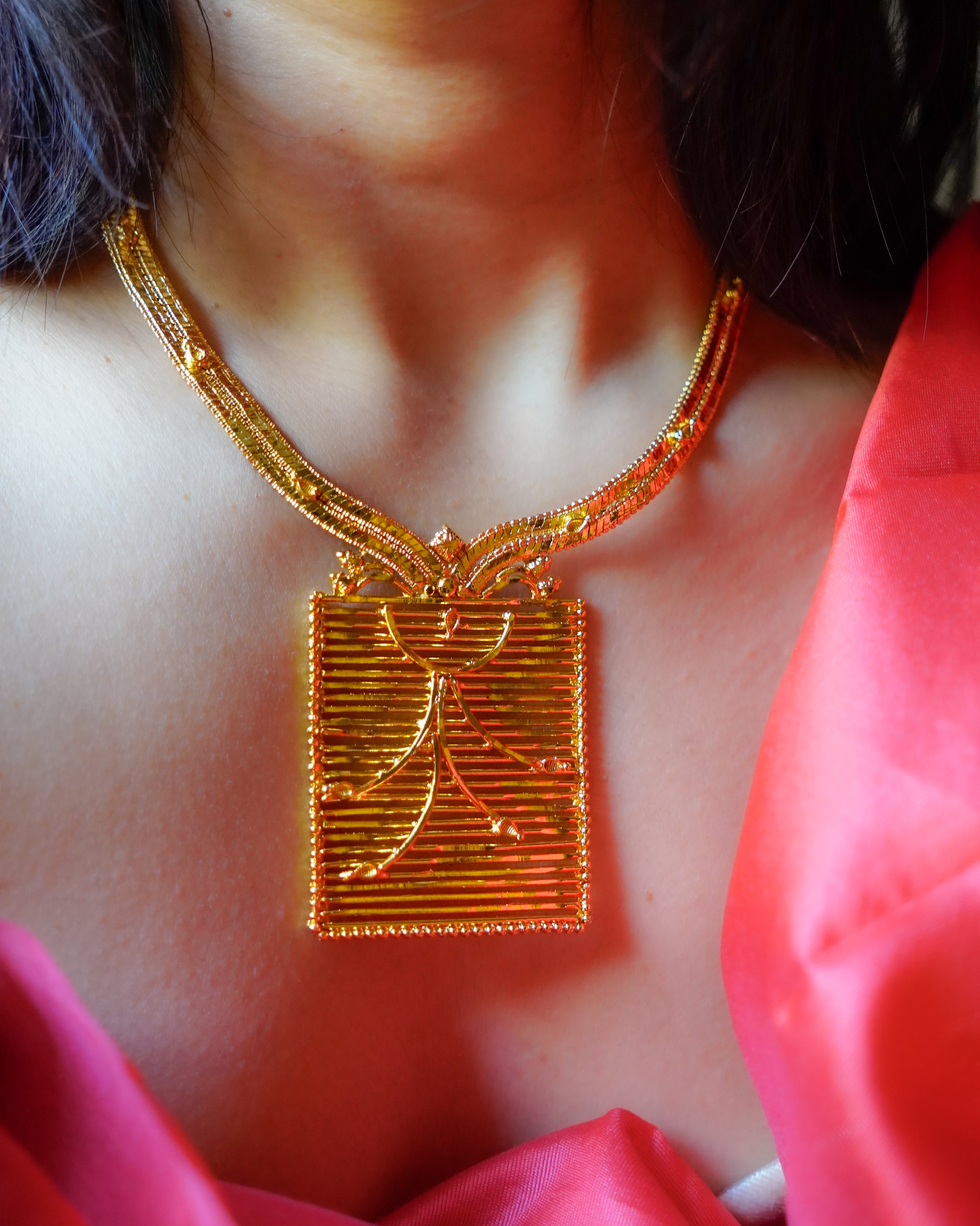 ORO-Grand Gold Necklace Set