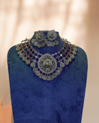 Anassa- Peacock Devi Coin Necklace Set