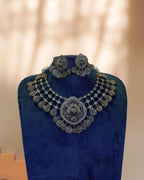 Anassa- Peacock Devi Coin Necklace Set