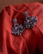 Anassa-Floral Peacock Folk Necklace Set