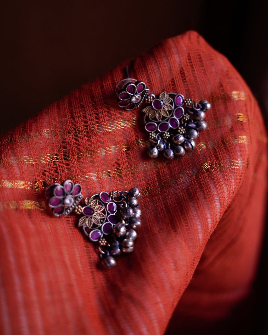 Anassa-Peacock Motif Long Necklace Set