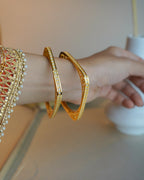 ORO-Squared Gold Plated Bangle