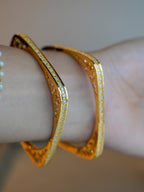 ORO-Squared Gold Plated Bangle