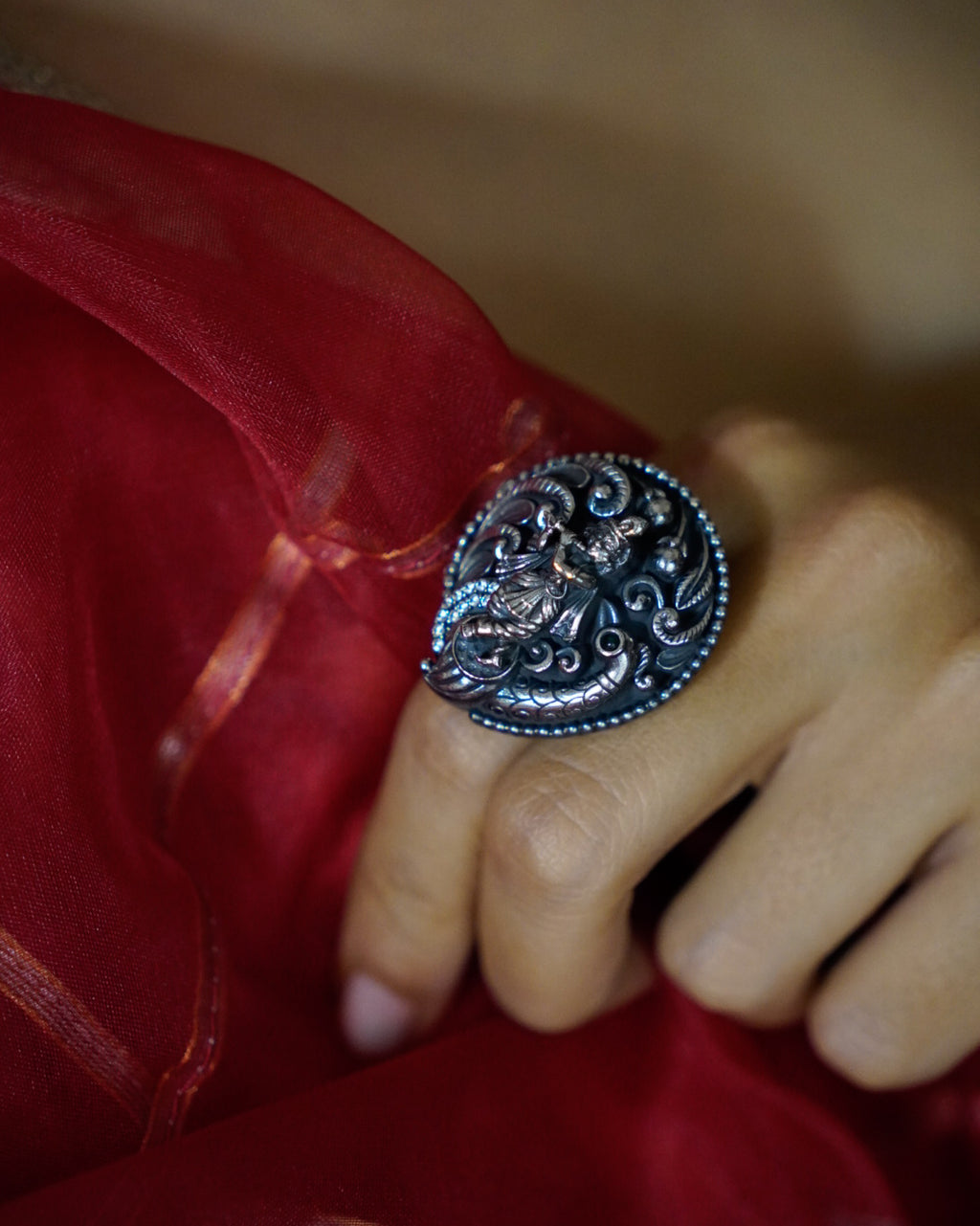 Anassa-Krishna Serenade Captivating Ring