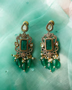 ROOP-Royal Victorian Kundan Stonework Necklace Set