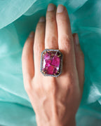 ZIKHIN - Vibrant Opulence Mosaic Gemstone Rings