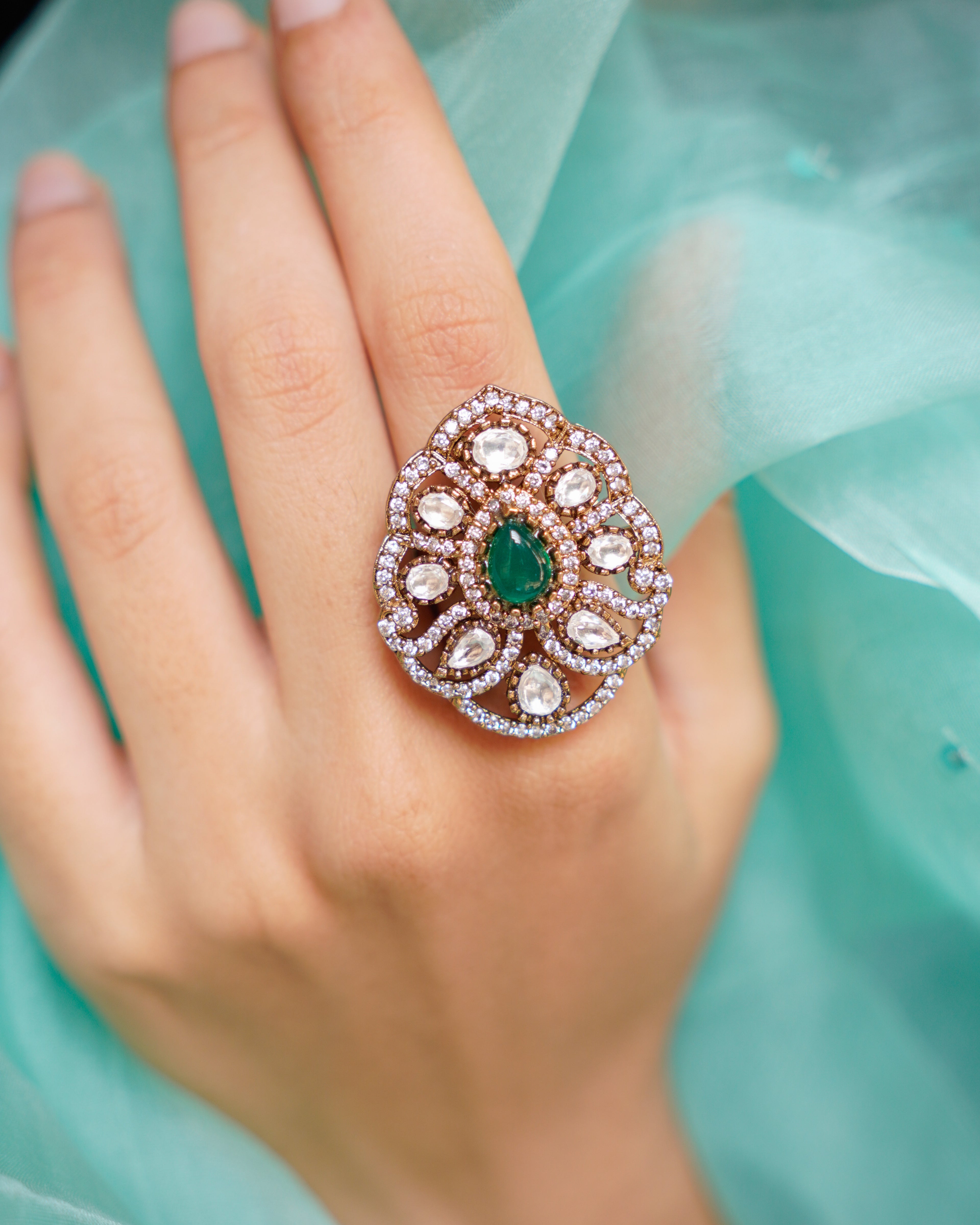 ZIKHIN- Maharani's grace Rings