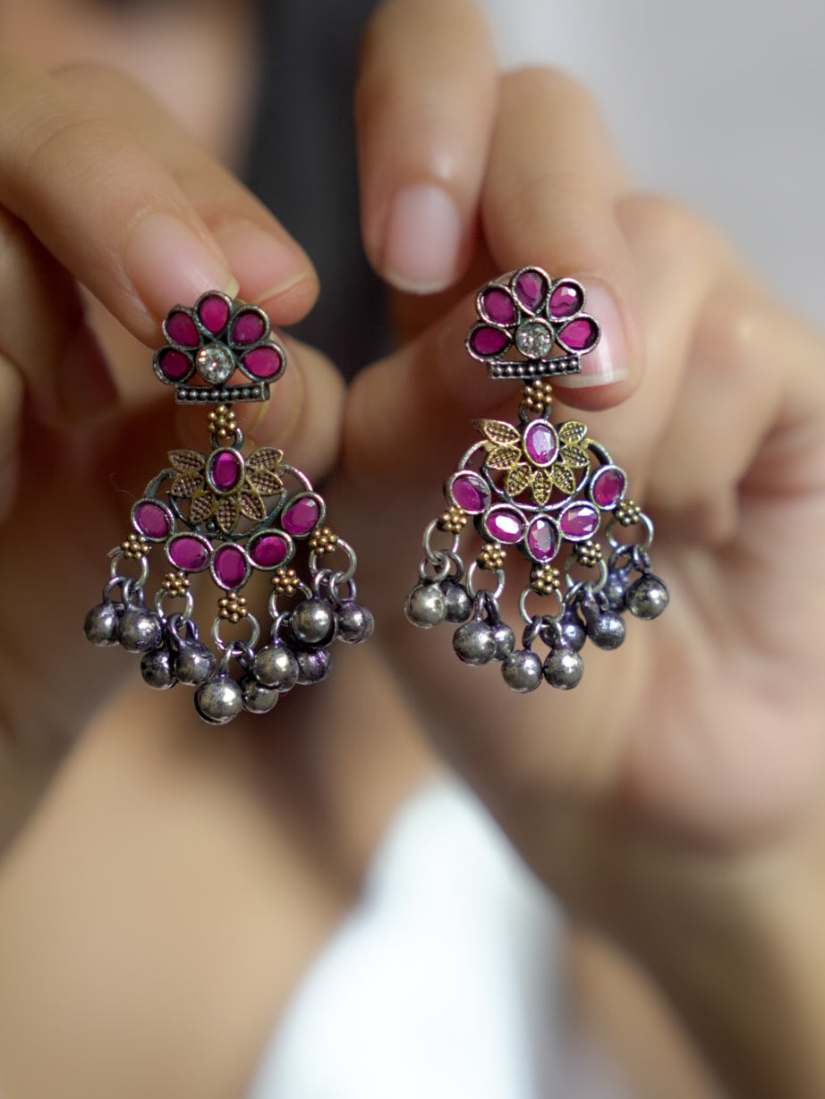 Anassa-Peacock Motif Long Necklace Set
