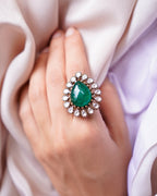 ZIKHIN- Majestic Charm Ornate Adjustable Rings