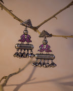Anassa-Bird Motif Stone Earrings