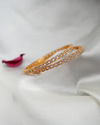 ORO- Beautiful AD Gold Plated Bangles
