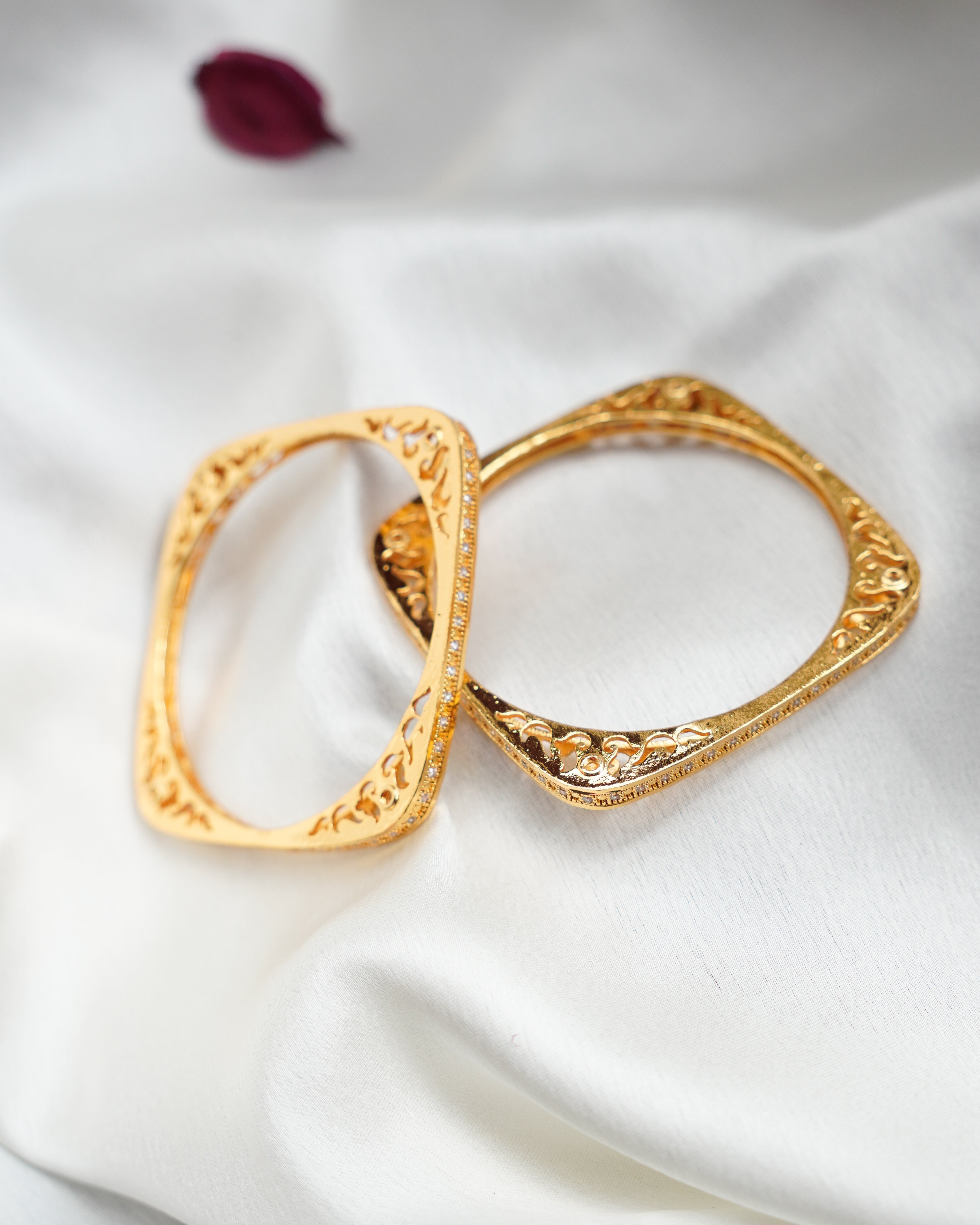 ORO-Squared Gold Bangles