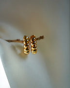 FLORA-Minimal Gold Hoop Earrings for Women | Everyday Lightweight Hoops